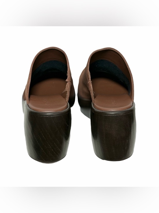 NIB Everlane Leather The Puffa Clog in Dark Umber Suede, Sizes 5.5 & 6.5 - Picture 6 of 16